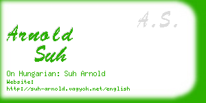 arnold suh business card